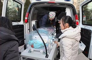 中方县妇婴监护型护送
